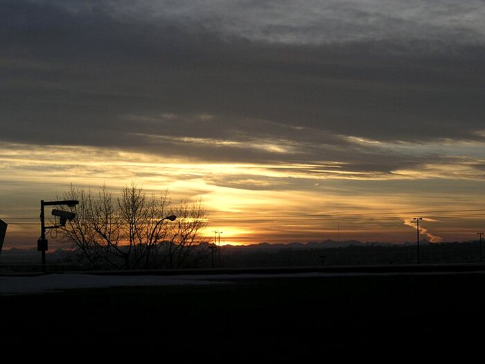 Burning skies