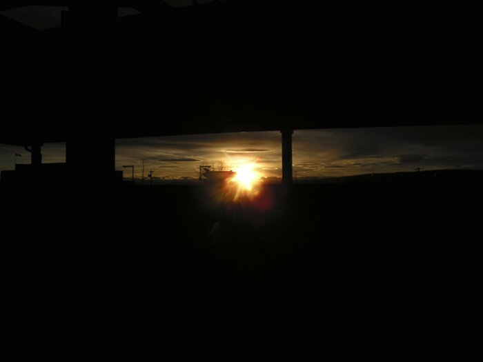 Into the sun