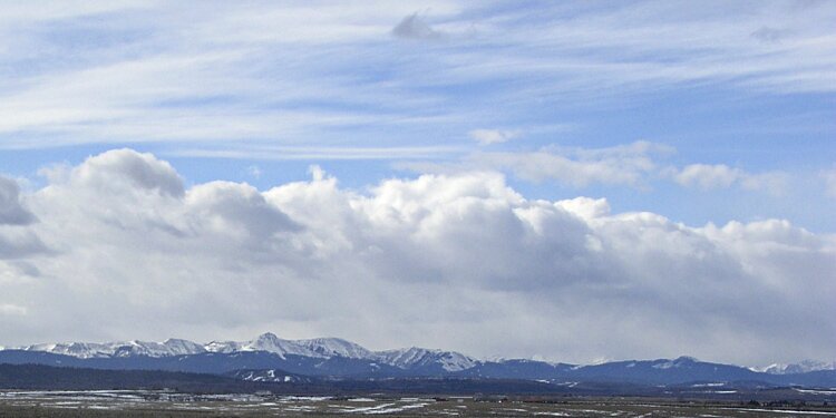 Rockies in the horizon