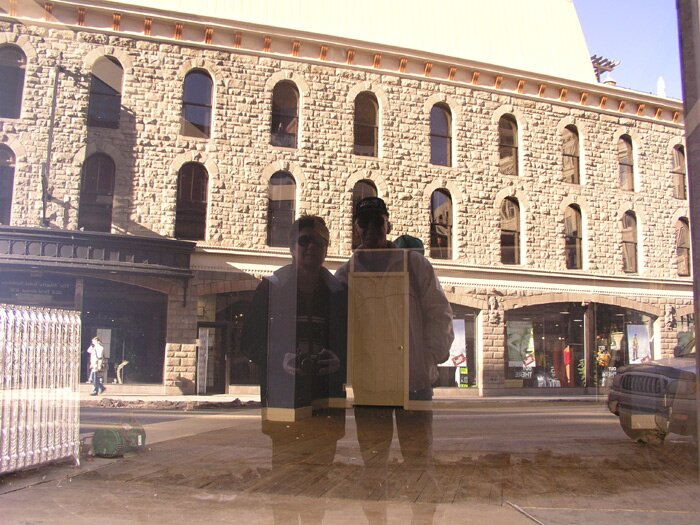 Downtown reflection