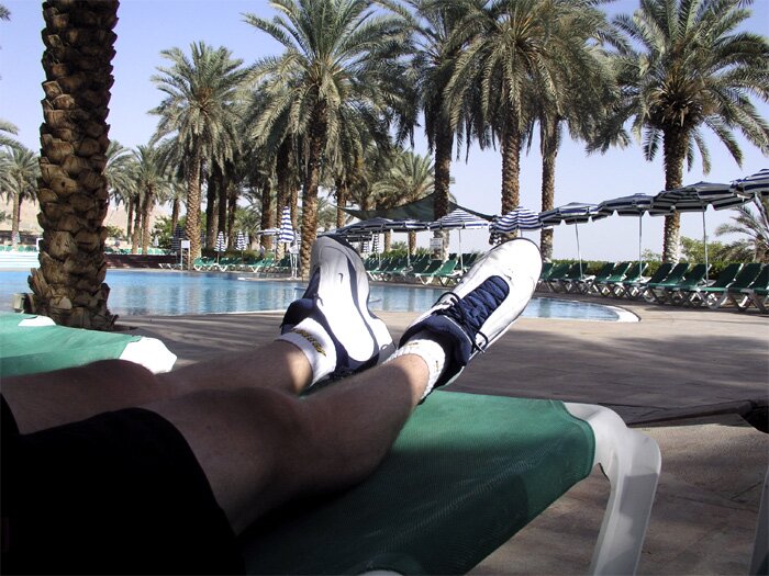 Lazy by the pool