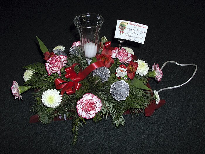 Flowery sleigh
