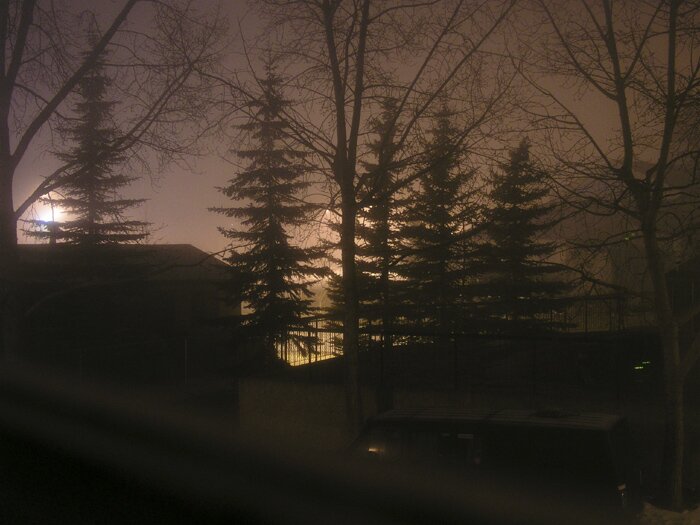 Midnight fog