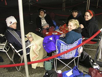 Playing cards while waiting