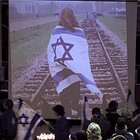 Honoring the Israeli flag