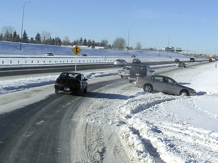 Oops... Into the ditch