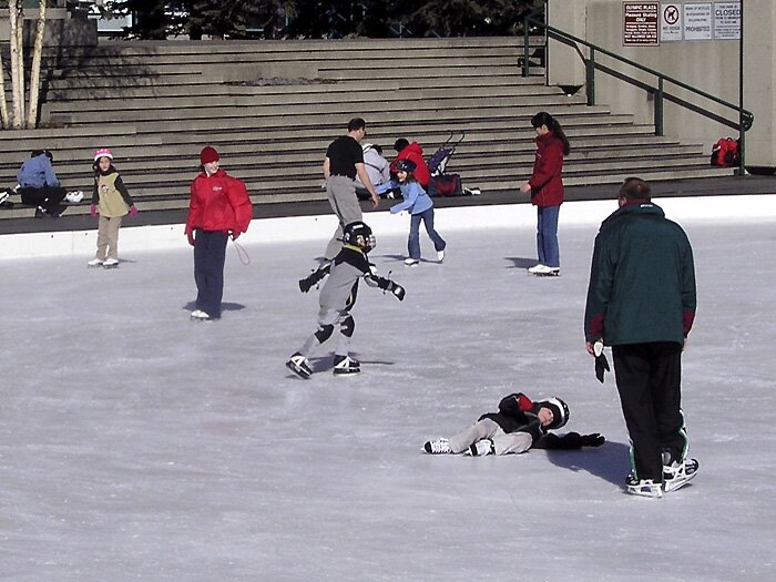 One just fell down
