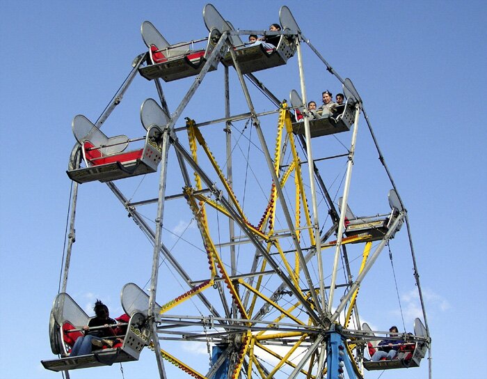 Up and down in a circle