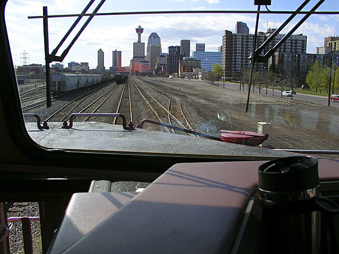 View from the engine's cabin