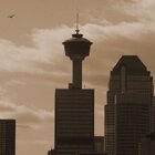 Downtown silhouette