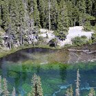 Grassi lakes view from above