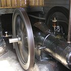 Old flour mill engine