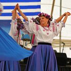 Blue skirts