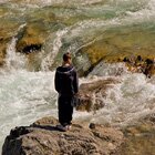 The young boy and the river