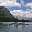Small Minnewanka island