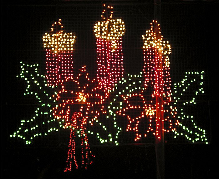 Wreaths and candles