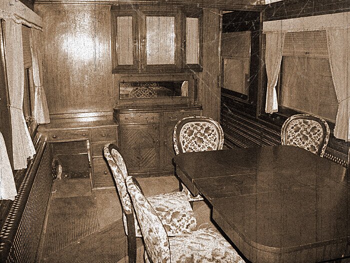 Train's dinning room