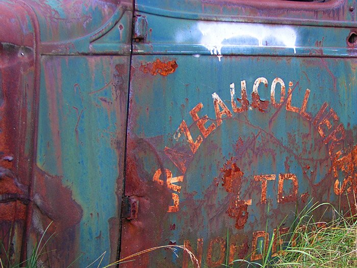 Old truck door >>> Click to go to the next photo