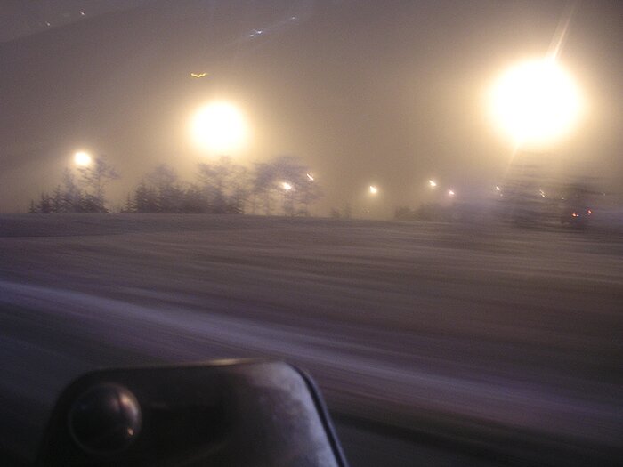 Foggy night