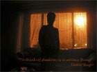 To think of shadows