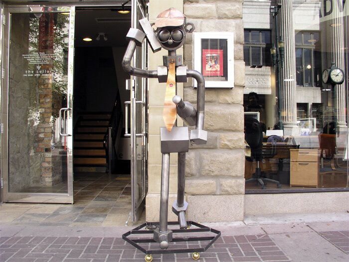Metal person