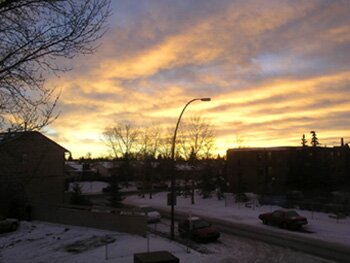 This morning's sunrise