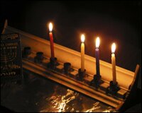Third candle of Hanukkah