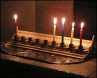 Fourth candle of Hanukkah