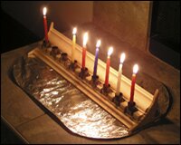Sixth candle of Hanukkah
