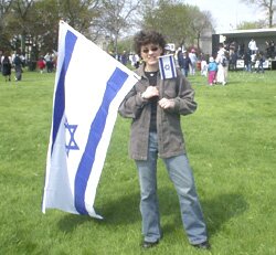 Rebecca at Walk with Israel in Toronto